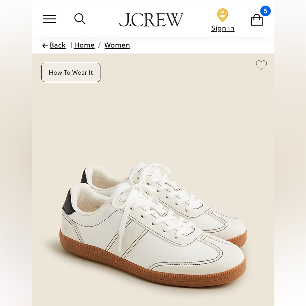 J.Crew field sneaker